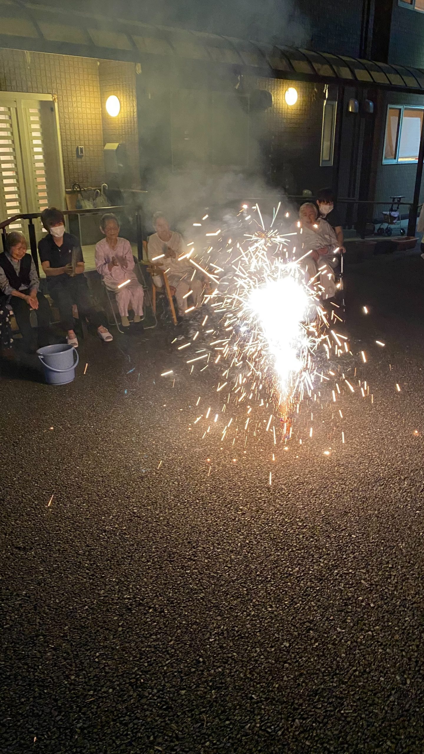 夏の終わりの花火大会?