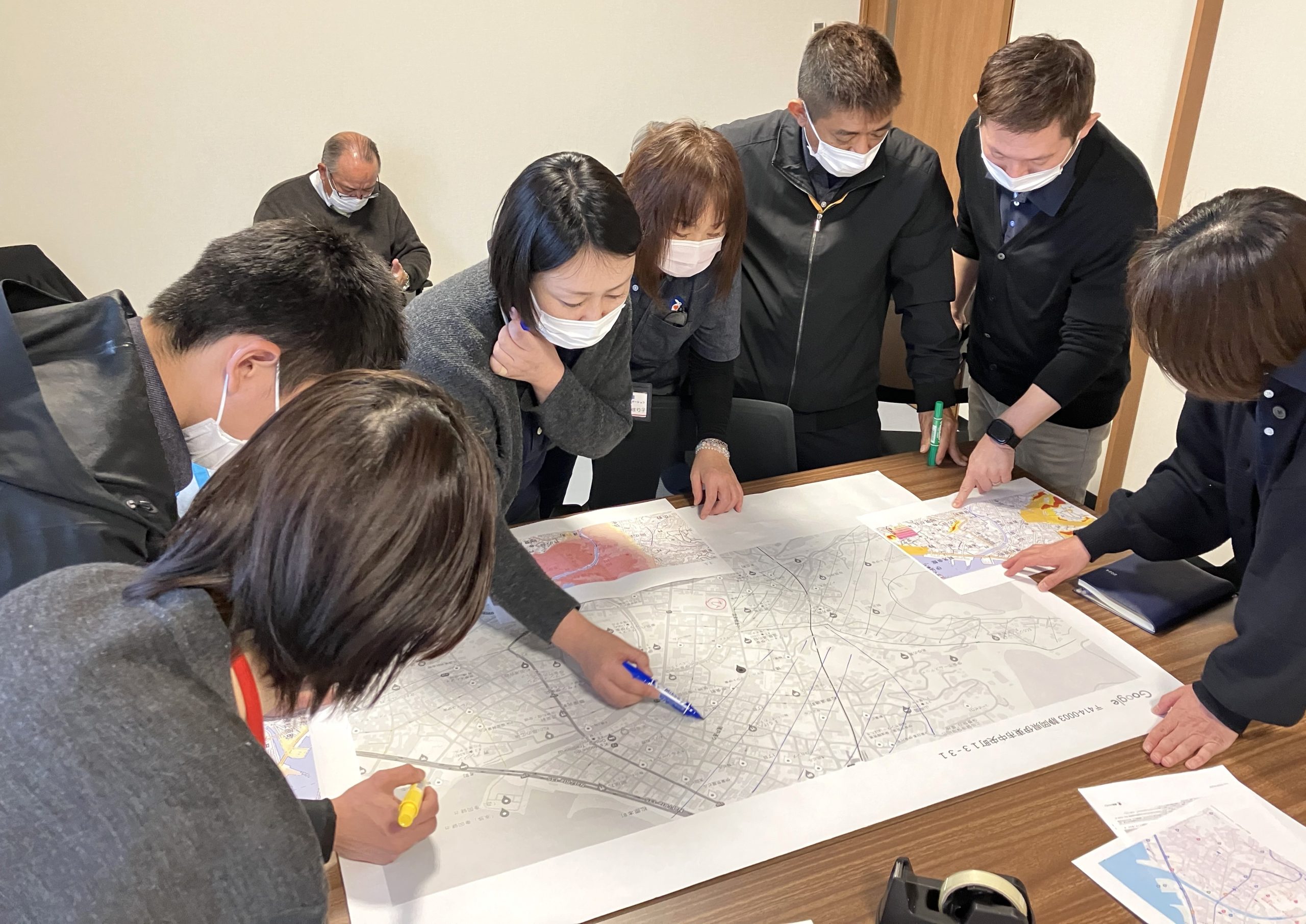 津波リスクへ対応するために『災害図上演習(DIG)』を行いました