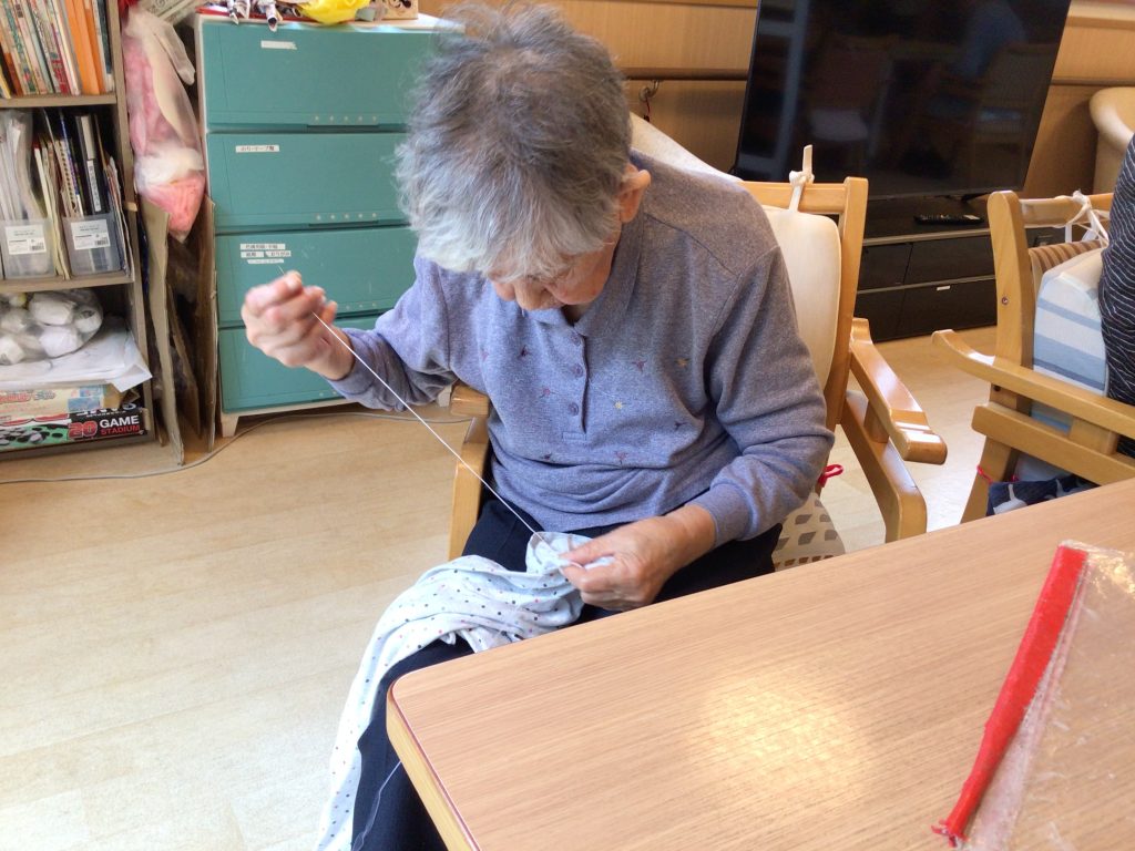 105歳のお裁縫