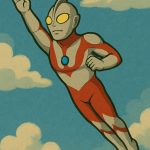 観葉植物に、ウルトラマン