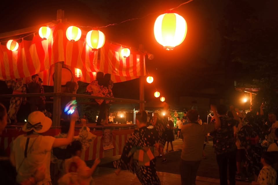 修禅寺盆踊りまつりに協力しました