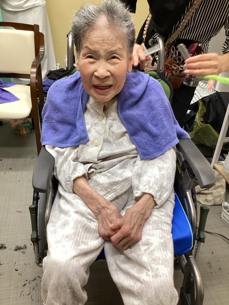 移動美容室でさっぱりDAY
